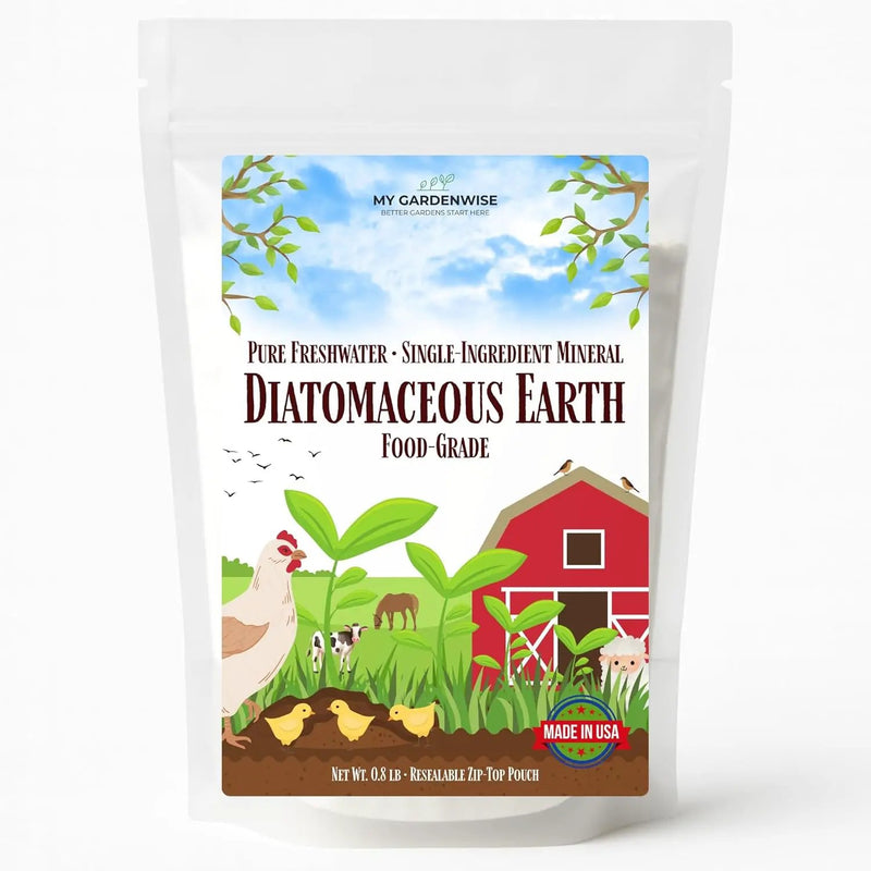 Diatomaceous Earth Food Grade – Diatomaceous Earth (DE) Powder – Pets & Plants Safe – Made in USA (0.8 lb) by GreenHaven Gardens