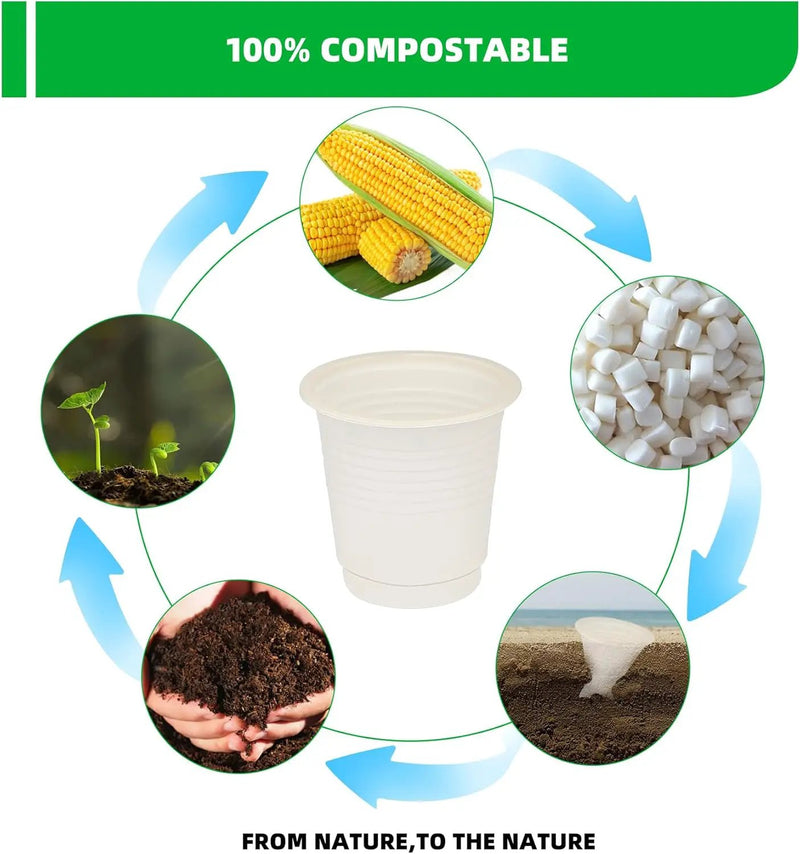3 oz 300 Pack Compostable Disposable Bathroom Mouthwash Cups, A Great Replacement for Paper Ones,Used for Mini Snack,Hot/Cold Drinking Cup For Party Picnic Office by GreenHaven Gardens