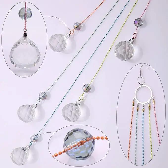 Crystals Ball Prisms Suncatcher Hanging Ornament Rainbow Maker for Home,Garden Decoration by GreenHaven Gardens