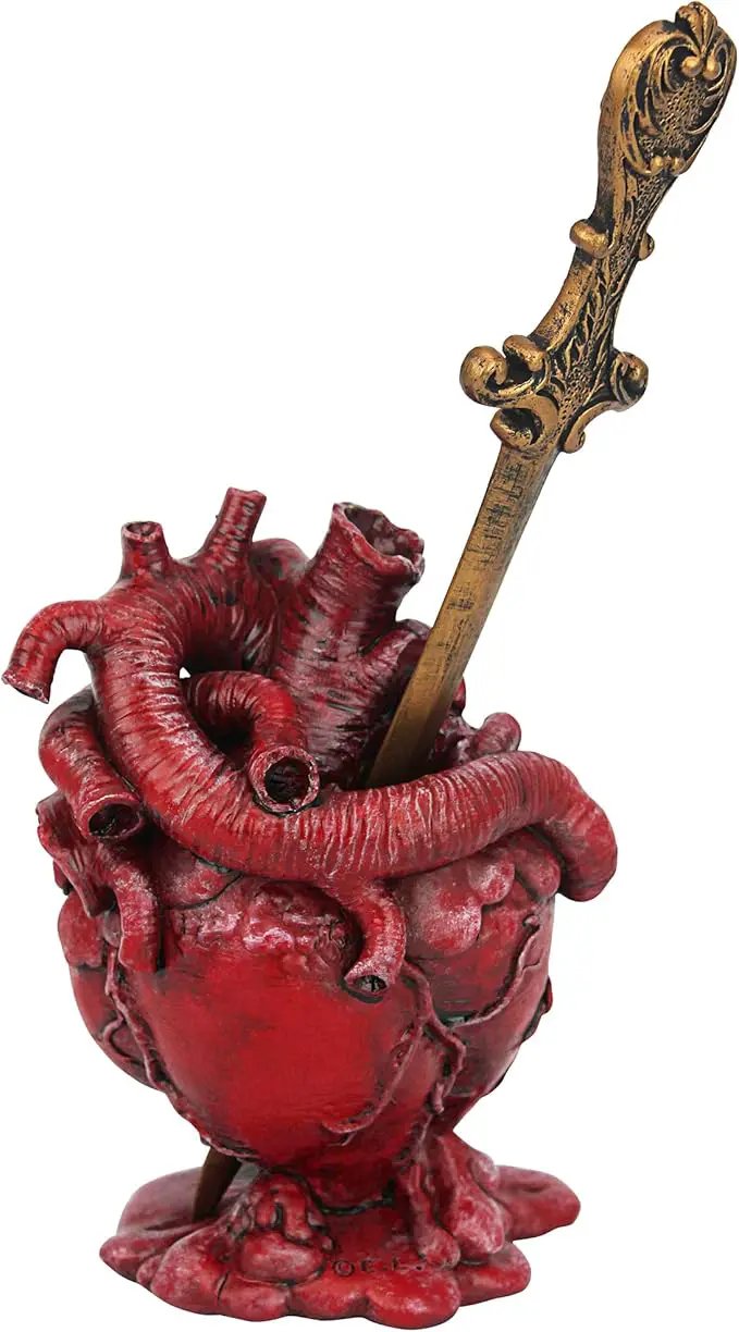 Design Toscano Edgar Allen Poe s Tell-Tale Heart Statue 5 Inch by GreenHaven Gardens