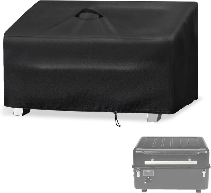 Grill Cover for Traeger TFT18KLD Ranger, Waterproof Dustproof Tabletop Grill Smoker Cover- 20x21x13 in, Black by GreenHaven Gardens