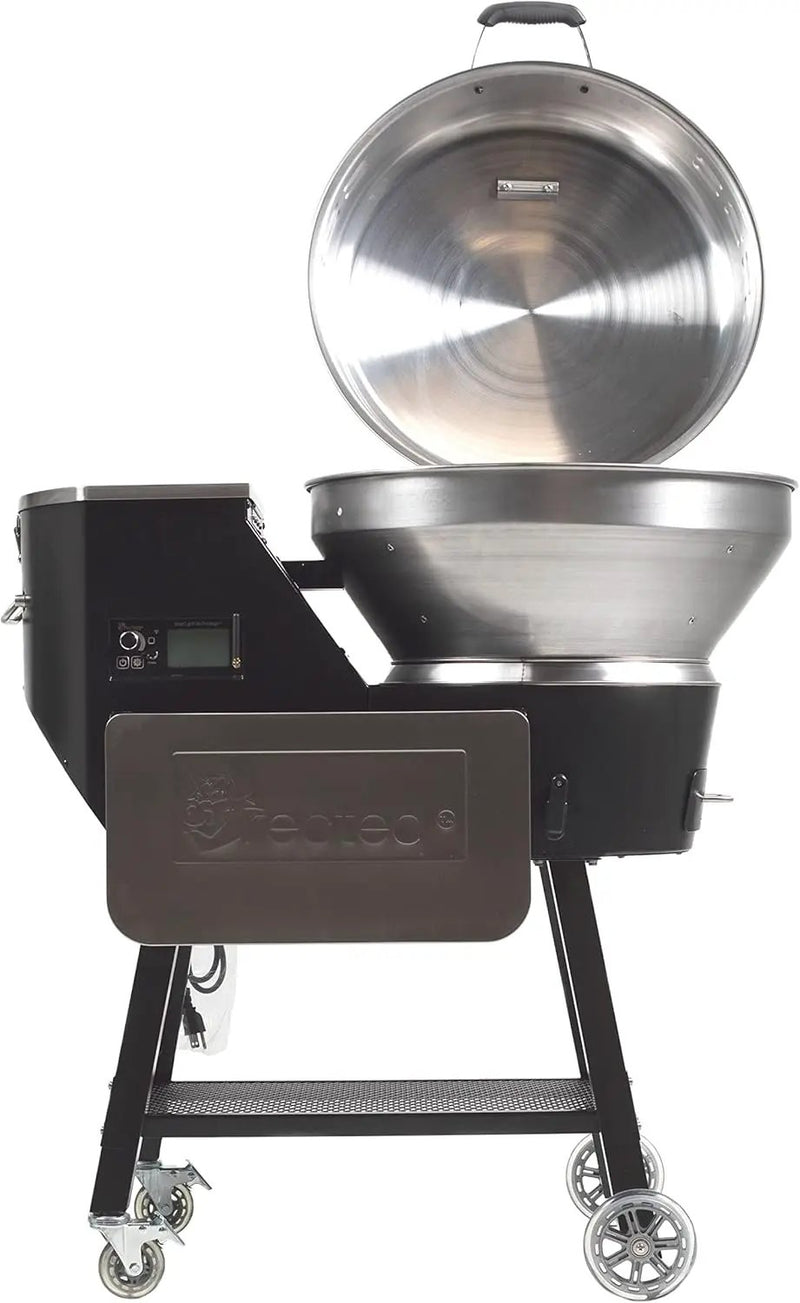 recteq Pellet Grill RT-B380X Bullseye Deluxe + Cover, WiFi Enabled Electric Pellet Smoker Grill, Wood Pellets, BBQ Outdoor, Smoke, Sear, and More by GreenHaven Gardens