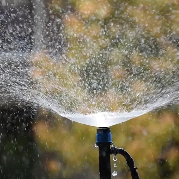 Lxcom Lighting 100 Pack Irrigation Drippers Drip Emitters Micro Spray Adjustable 360 Degree Full Circle Pattern Water Flow Irrigation Drippers Micro Bubbler Sprinkler Drip System Parts Drip Irrigation by GreenHaven Gardens