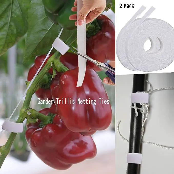 All-Weather Trellis Netting Mesh Plant Garden Vine Growing Flexible String Net by GreenHaven Gardens