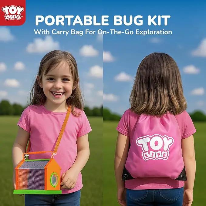 TOY Life Kids Explorer Kit with Bug Catcher for Kids, Bug Catching Kit with Bug Toys, Kid Safari Vest & Hat, Compass, Binoculars, Magnifying Glass, Educational Outdoor Toys Kid Adventure Kit by GreenHaven Gardens