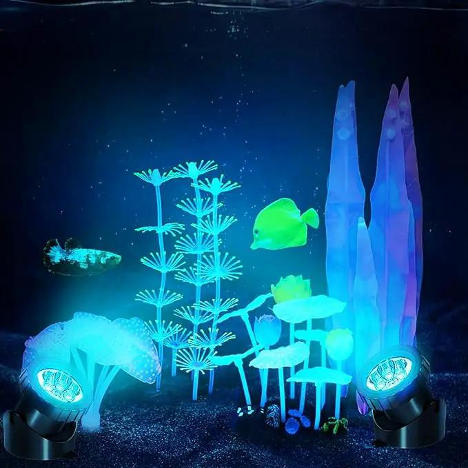 T-SUN LED Pond Light, 5 Head Lamps Submersible LED Pond Lights Color Changing Garden Pond Light with Remote Control, RGB Fish Tank Lights Fountain Spotlight for Garden, Pool, Aquarium Tank(5 Headlamp) by GreenHaven Gardens