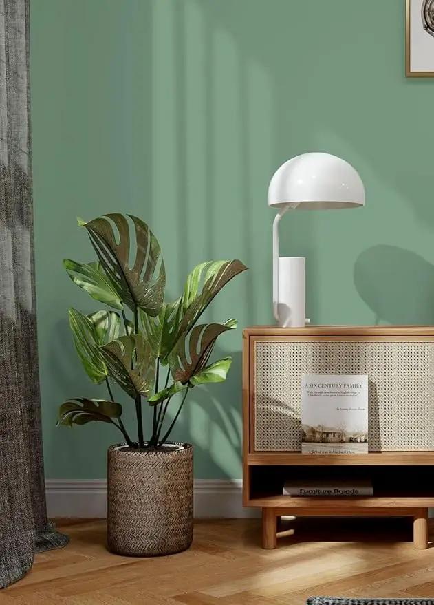 Dimoon 118''x17.7'' Green Peel and Stick Wallpaper Contact Paper Modern Self Adhesive Wall Paper Removable Renter Friendly Textured Solid Color Shelf Cabinet Vinyl Roll (118''x17.7'',Spring Green) by GreenHaven Gardens
