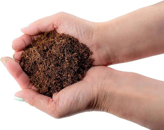Premium Organic Coconut Coir Mix for Home Gardening - All Natural Soil Amendment - PH Balanced and Double Washed Coco Coir by Gardenera (3 Quart Bag) by GreenHaven Gardens