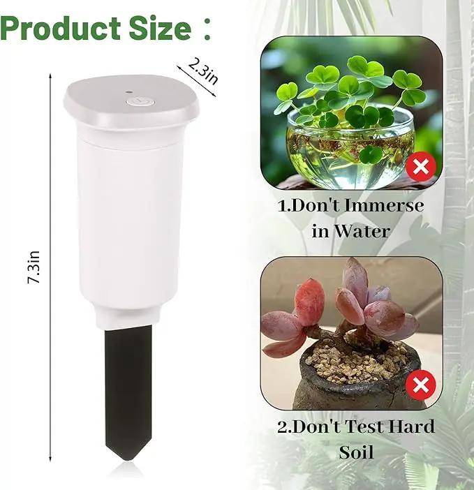 Digital Soil Moisture Meter WiFi for Plants 2-in 1 Soil Moisture/Temperature Meter with App Remote Monitor for Outdoor/Indoor Plants Wireless Smart Soil Moisture Sensor Plant Water Meter Accessories by GreenHaven Gardens