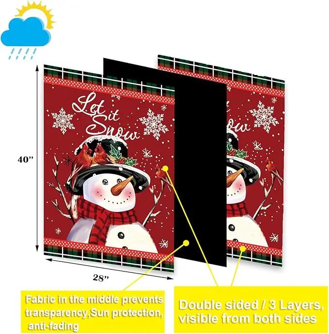 Seasonal Garden Flags Set of 12 Double Sided 28 x 40 Inch Yard Flags, Large House Flags for Outside, Fall Winter Halloween Christmas Outdoor Flags, Holiday Garden Flags for All Seasons by GreenHaven Gardens