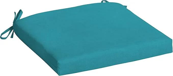 Arden Indoor/Outdoor Seat or Rocking Chair Cushion, 19 x 18, Water Repellent, Rain Proof, Fade Resistant Cushion for Rocking or Dining Chairs Lake Blue Leala by GreenHaven Gardens