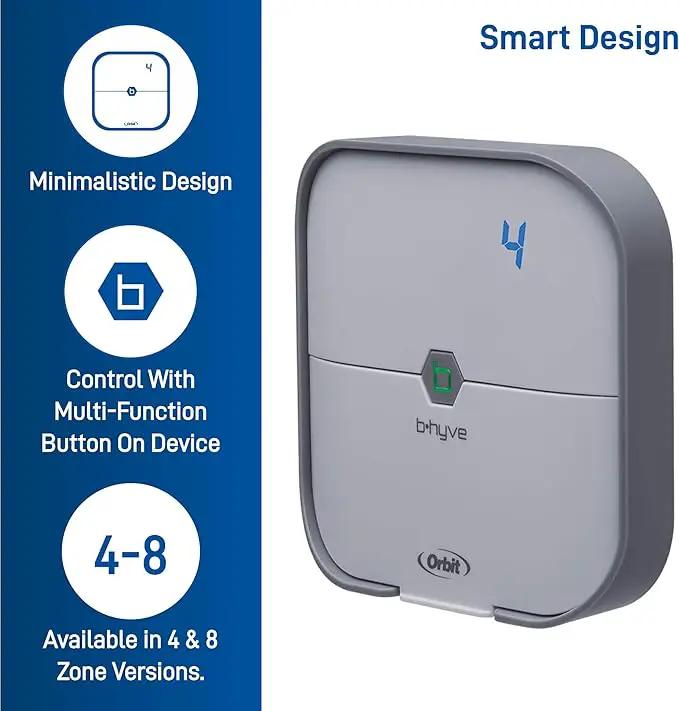 Orbit 57915 B-hyve 4-Zone Indoor Smart Sprinkler Controller by GreenHaven Gardens