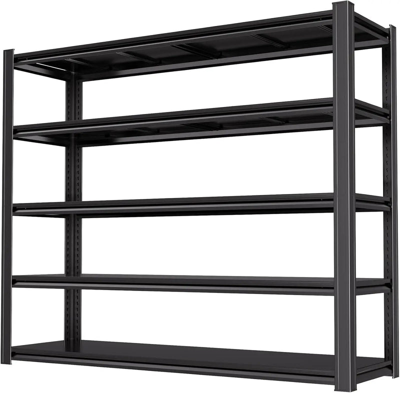 84“H Garage Shelving Heavy Duty Storage Shelves 3500 LBS Adjustable Metal Shelving Uints and Storage for Garage,Warehouse,School,Commercial,Business, 62 "W x 24 "D x 84 "H by GreenHaven Gardens