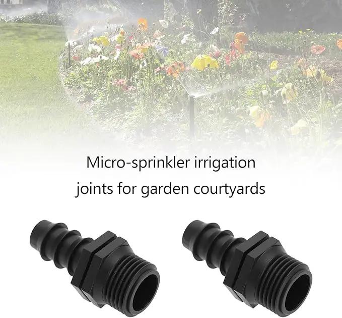 SING F LTD 20pcs 16mm to 1/2 Inch Couplings Irrigation Hose Connector Garden Hose Connector Kit Barb Connector for Drip Irrigation System Garden Pipe Fitting by GreenHaven Gardens