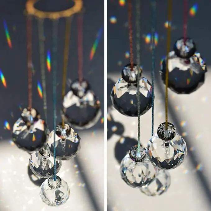 Crystals Ball Prisms Suncatcher Hanging Ornament Rainbow Maker for Home,Garden Decoration by GreenHaven Gardens