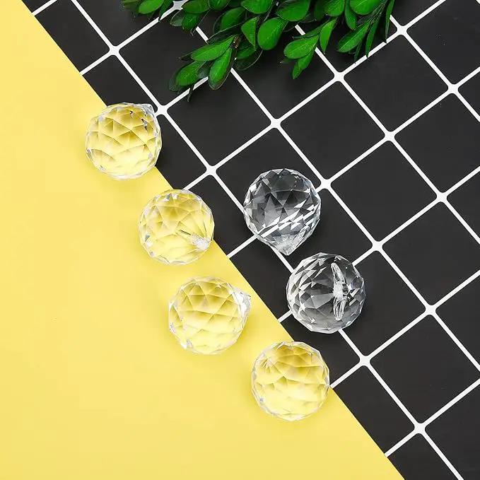 MerryNine 20mm Clear Crystal Ball Prism Sun Shine Catcher Rainbow Pendants Maker, Hanging Crystals Prisms for Windows, for Feng Shui, for Gift (20mm/0.79" 48pack, 48) by GreenHaven Gardens