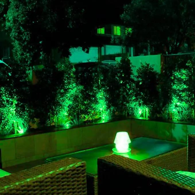 T-SUNUS Green Solar Spot Lights Outdoor Waterproof IP65, Landscape Spotlights 2 Modes Dusk to Dawn for Accent Uplighting Christmas Halloween St. Patrick's Day Tree Yard Statue Graveyard Driveway Flag by GreenHaven Gardens