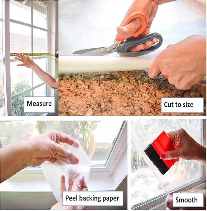 d-c-fix 346-0431-3PK Self-Adhesive Privacy Glass Window Film Venetian Garden, 17" x 78" Roll, 3-Pack by GreenHaven Gardens