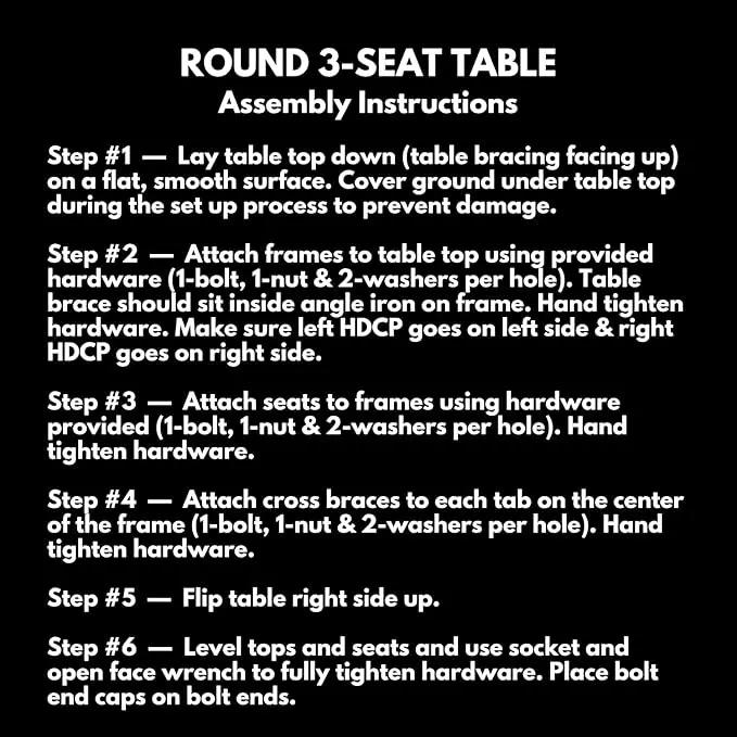 Heavy-Duty Portable Outdoor Picnic Table with Umbrella Hole, Punched Steel Patio Dining Furniture Made in America (46" Round Top, Red) by GreenHaven Gardens