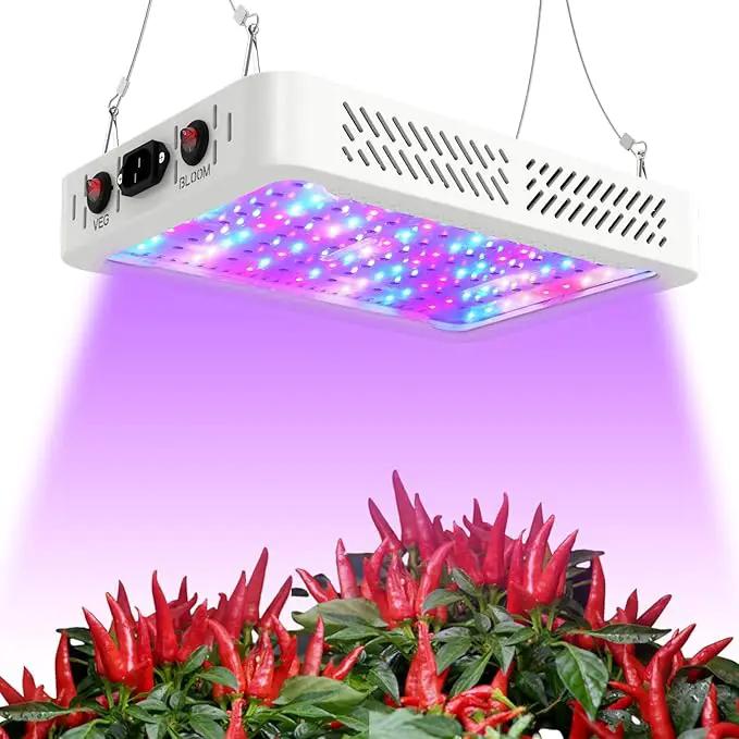 TATU 1000w LED Grow Light for Indoor Plants, Full Spectrum Plant Light Growing Lamp for Hydroponic Indoor Plant Veg and Flower for Grow Tent (Actual Power 100W=1000W HPS) by GreenHaven Gardens