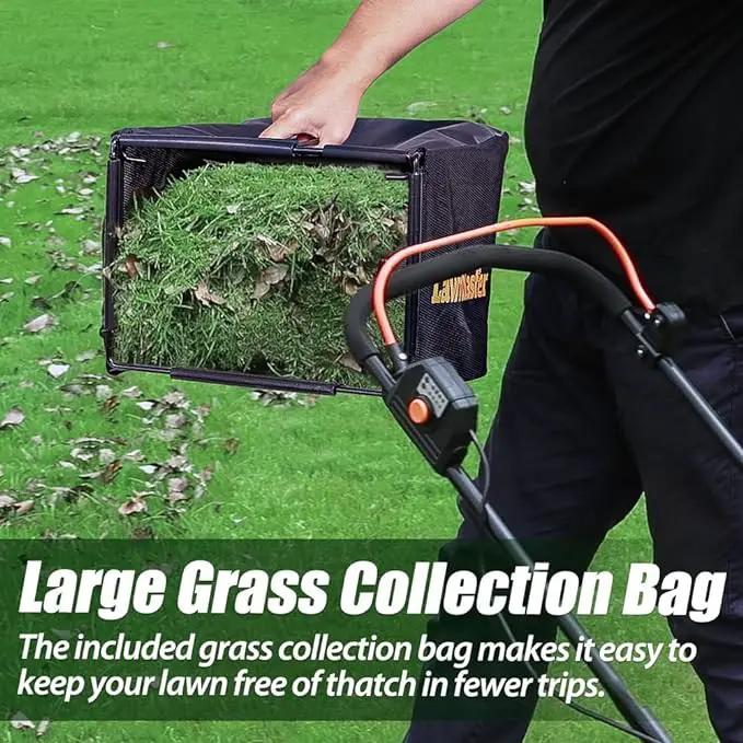 LawnMaster CLMF4817E 48V MAX* Brushless Mower with 2X24V MAX* 4.0Ah Battery and a Dual Charger by GreenHaven Gardens