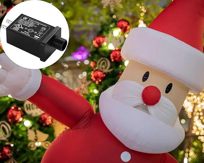 Replacement Yard Inflatable Adapter Power Supply Adaptor - 12V 1.5A 1Pcs - Inflatable Plug Replacement Class 2 Power Supply - for Halloween Yard Blow Up Decorations by GreenHaven Gardens
