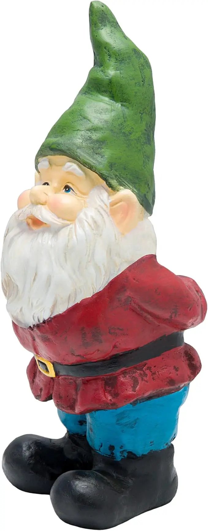 Alpine Corporation 11" Tall Classic Outdoor Garden Gnome Yard Statue Decoration by GreenHaven Gardens
