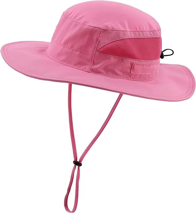 Connectyle Women's UPF 50+ Sun Hat UV Protection Wide Brim Bucket Hat Summer Beach Hats Fishing Hiking Outdoor Safari Hats by GreenHaven Gardens