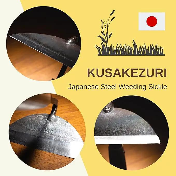 Japanese Gardening Tool Hand Weeder Made in Japan Ambidextrous by GreenHaven Gardens