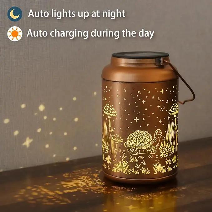 2 Pack Turtle Solar Lanterns Outdoor Waterproof - Hanging Turtle Solar Lights Garden Decor, Birthday Gifts for Women, Mom, Mothers Day Gifts, Outdoor Decor for Patio, Yard by GreenHaven Gardens