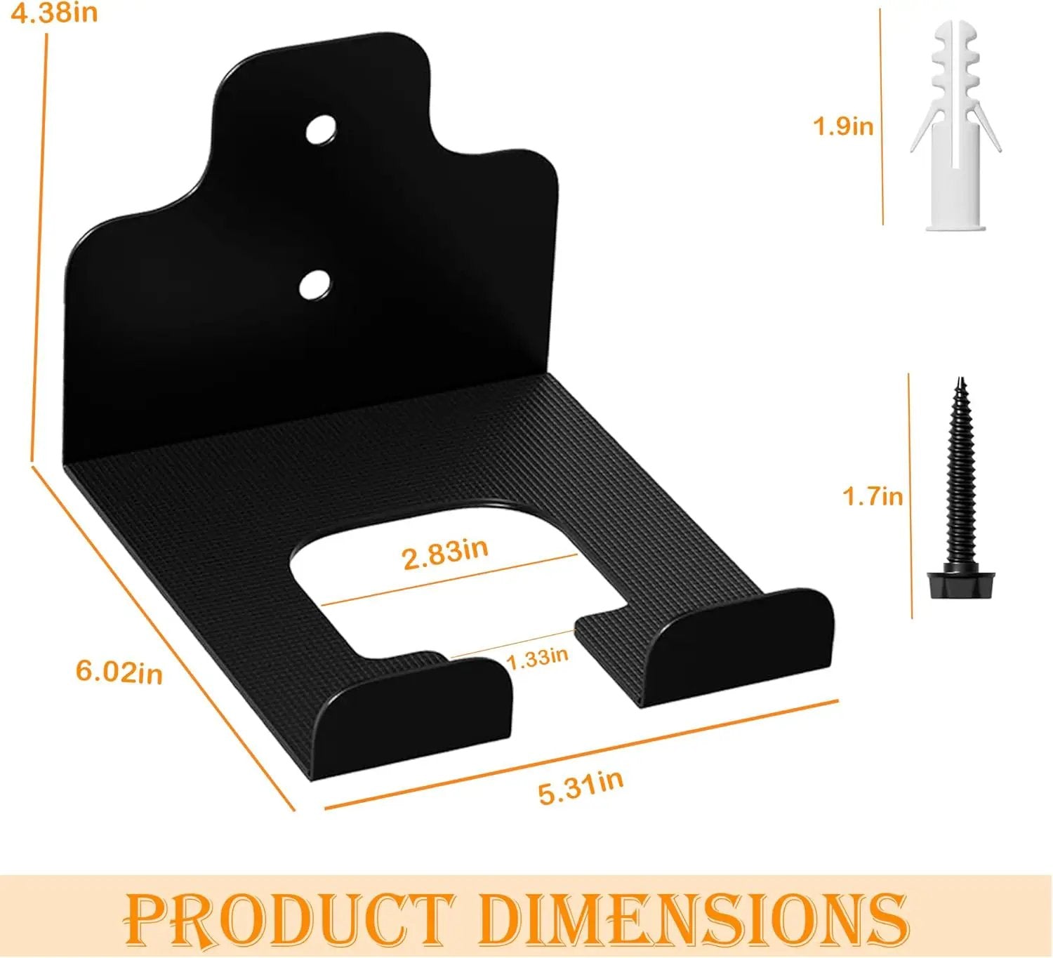 Garage Organizer Trimmer Rack, Wall Mounted Tool Hanger for Grass Trimmer, Hedge Trimmer, Weed Whackers & Garden Tools – Heavy Duty, Space-Saving, Anti-Rust Storage Rack for Garage & Home,4 PCS by GreenHaven Gardens