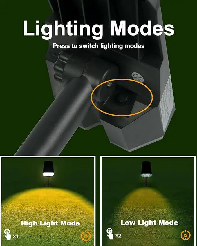 4 Pack Solar Powered Outdoor Spot Lights Outside Waterproof 20 LEDs Landscape Spotlights Dusk to Dawn for House Yard Tree, Plants, Walls, Path, Garden, Statues, Superior Accent Lamp Warm White by GreenHaven Gardens