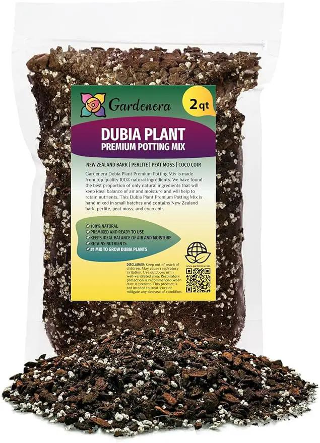 Monstera Dubia Soil Mix - Promotes Healthy Root Growth and Moisture Retention - 2 Quart by GreenHaven Gardens