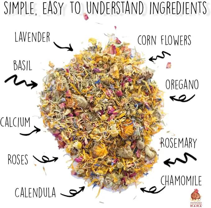 Pampered Chicken Mama Best Eggs Ever! Nesting Herbs for Chickens (2 Pounds Total) for Chicken Nesting Boxes Calcium Supplement for Chickens | Chicken Feed Supplies, Hen Treats for Coops (2 Bags) by GreenHaven Gardens