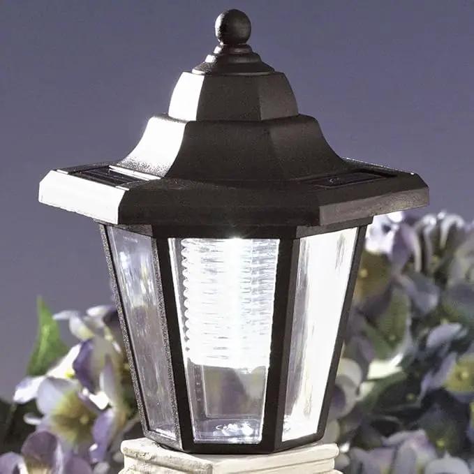 Bits and Pieces - Solar Yorkie Lantern-Solar Powered Garden Lantern - Resin Dog Sculpture with LED Light by GreenHaven Gardens