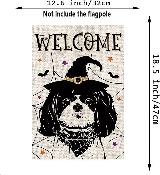 Seasonal Garden Flags Shih Tzu Double Sided Flags Set of 11 Holiday Farmhouse Indoor Outdoor Yard Lawn Chrismtas Gifts Decorations 12.5x18 Inch by GreenHaven Gardens