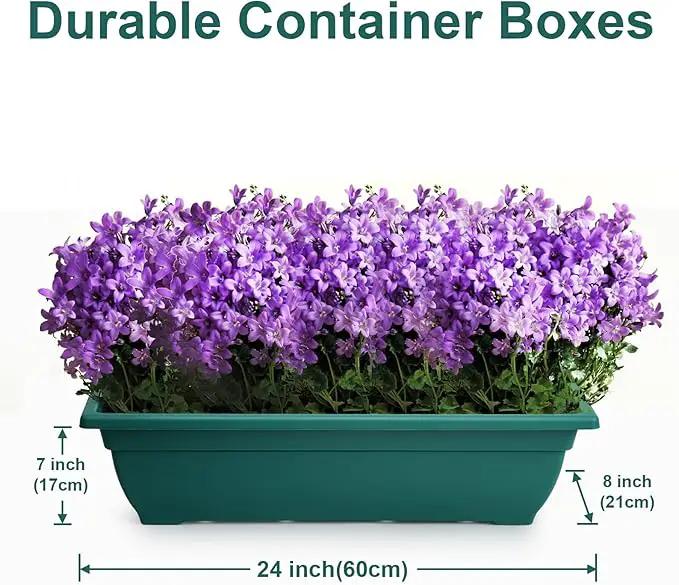 EDOSTORY 4.5 FT Height Vertical Garden Planter Removable Pale Green Raised Bed Box with 5 Container Boxes,Digging Claw Gloves,Trowel,Purning Shears for Outdoor Vegetables Flowers by GreenHaven Gardens