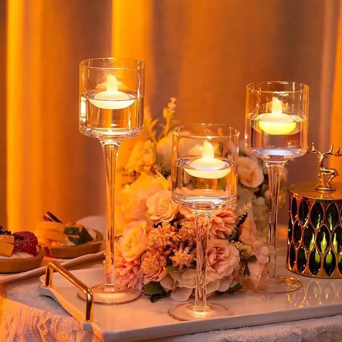 72 Pack Flameless Flickering Floating Tea Lights, Warm White Battery Operated Outdoor Waterproof Candles, LED Votive Tealight Candles Bulk for Wedding Centerpiece Vase Pond Halloween Decorations by GreenHaven Gardens