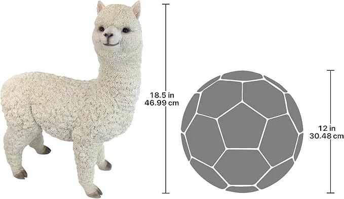 Design Toscano The Alpacalypse of Alpaca Garden Statues: Medium by GreenHaven Gardens