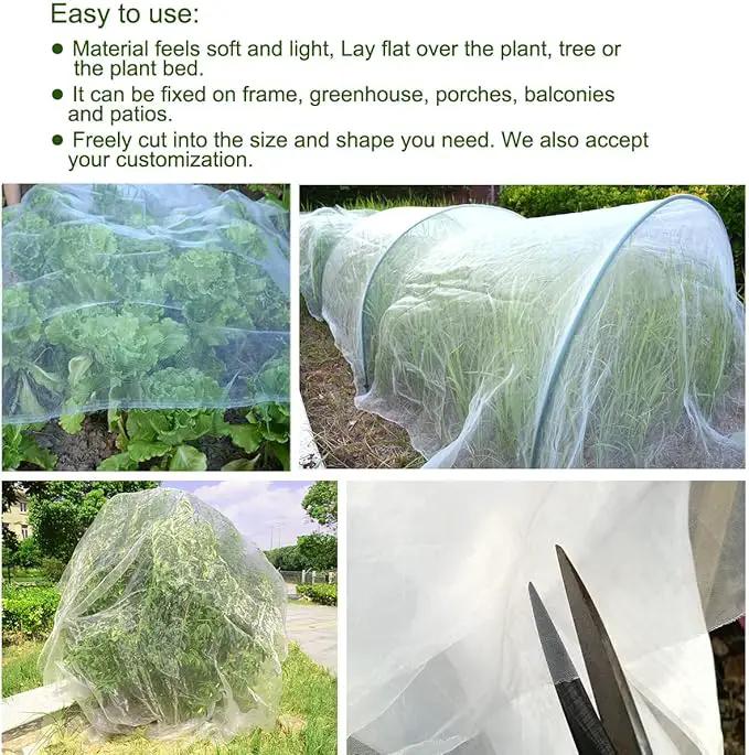 10x20Ft Mosquito Bug Insect Bird Fine Mesh Net Barrier Hunting Blind Garden Screen Netting for Protect Your Plant Fruits Flower by GreenHaven Gardens