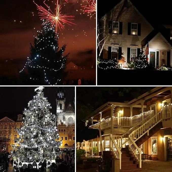 Globe Ball Fairy Lights, 50 LEDs 23ft/7M Solar Led Globe String Lights Waterproof with Two Lighting Modes for Garden Outdoor Party Christmas Decoration (Cold White) by GreenHaven Gardens