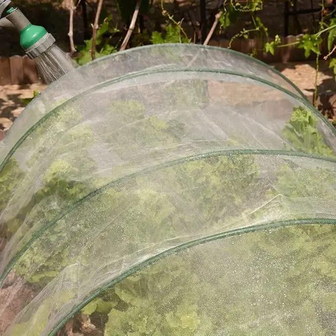 8x50Ft Mosquito Bug Insect Bird Fine Mesh Net Barrier Hunting Blind Garden Screen Netting for Protect Your Plant Fruits Flower by GreenHaven Gardens