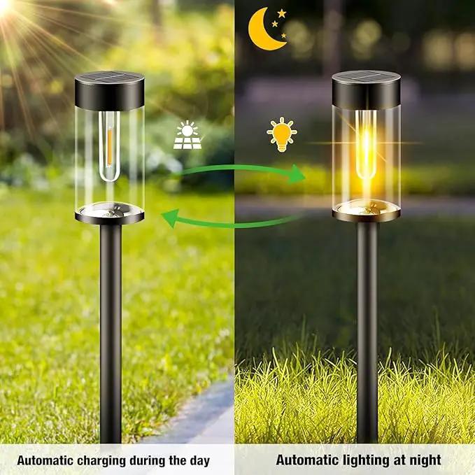 nipify LED Solar Pathway Lights Outdoor, 12 Pack Bright Solar Powered Path Garden Light Waterproof, Auto On/Off Solar Yard Lighting for Walkway Lawn Patio Landscape by GreenHaven Gardens