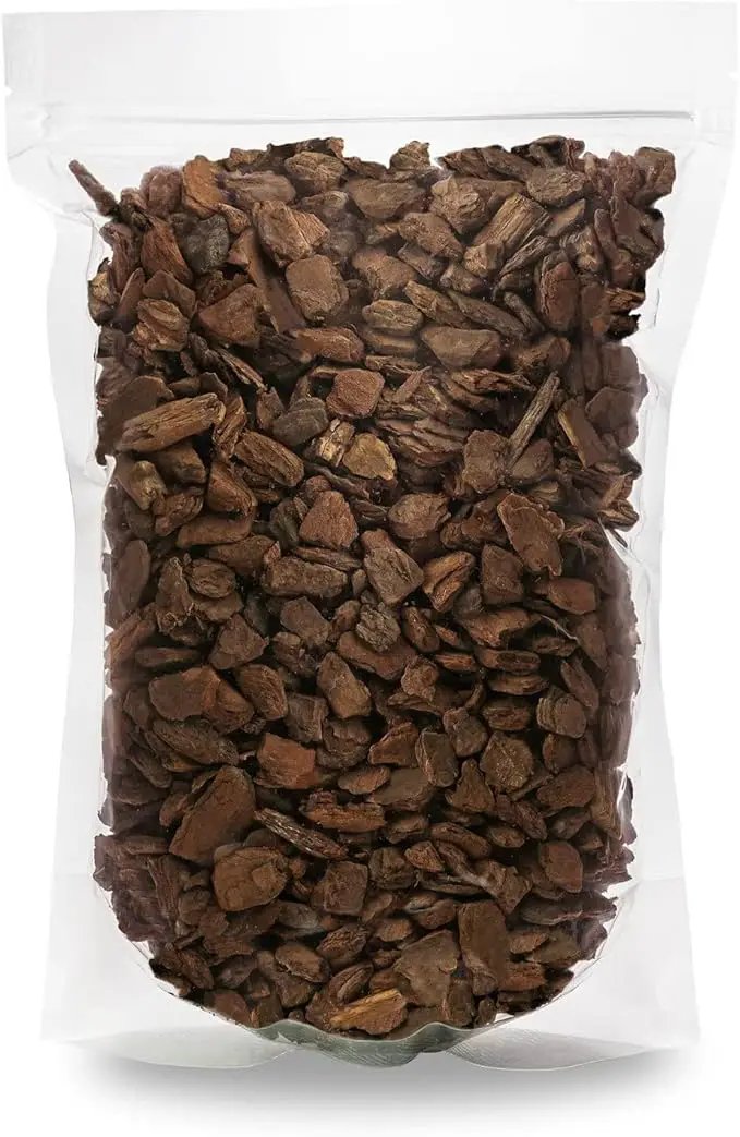 Premium Grade New Zealand Pinus Radiata Bark by Gardenera - Organic Hand Mixed New Zealand Pine Bark for Orchids - Medium Chips 9-12mm - 2 Quart by GreenHaven Gardens