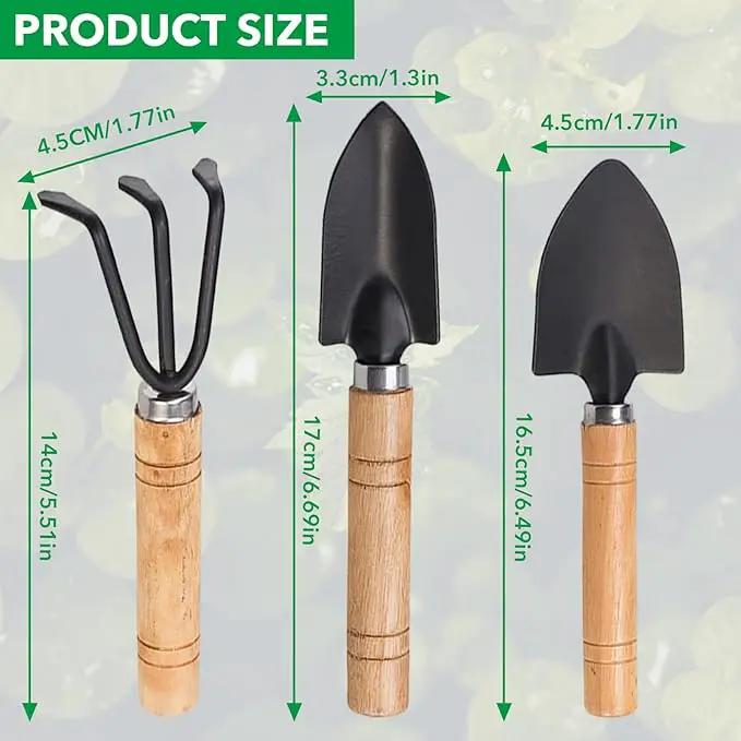 3 Pcs Garden Tools,Mini Gardening Tools,Gardending Hand Tools Kit for Seedling for Succulent,Home Plants,Garden Potted Plants Etc Indoor Plant Accessories by GreenHaven Gardens