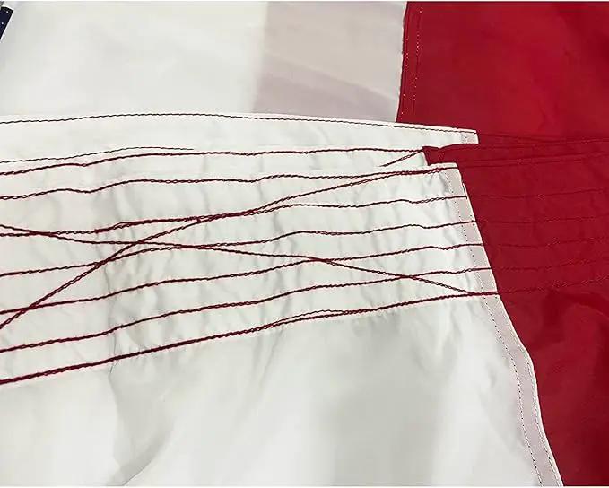 Homissor American Flag 15x25 Ft Large US Flags USA Giant United State Flag Heavy Duty Outdoor Embroidered Stars for All Weather High Wind Sewn Stripes With Brass Grommets by GreenHaven Gardens