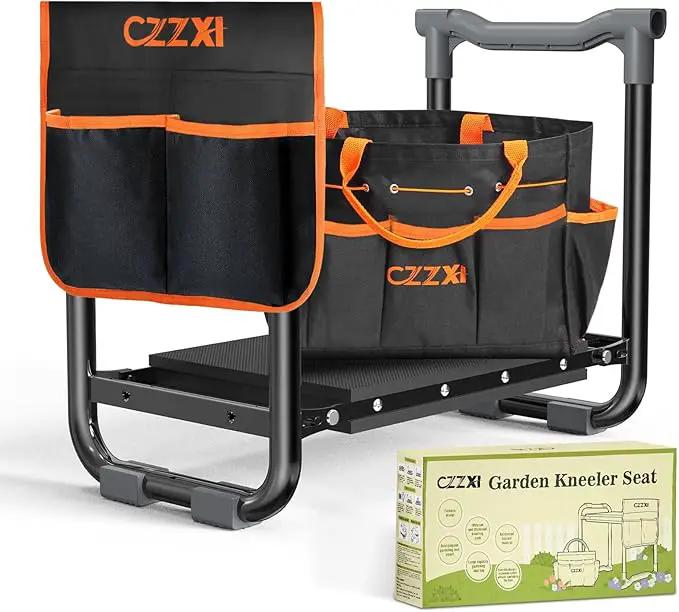 Garden Kneeler and Seat, Wider and Thicker Kneeling Pad Heavy Duty Gardening Stool with Gardening Tool Pouch and Bag, Garden Bench/Chair Gifts for Women, Seniors by GreenHaven Gardens