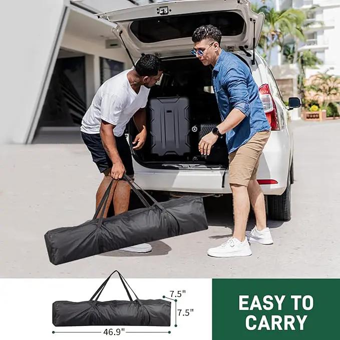 Outvita 6.5x6.5ft Pop Up Canopy Tent, Outdoor Instant Shelter Folding Canopy with Carry Bag for Commercial Events, Party, Backyard BBQ, Camping White by GreenHaven Gardens