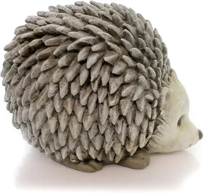 Roman Pudgy Pal Garden Figure, 75262, Hedgehog, 6.25 inches tall by GreenHaven Gardens