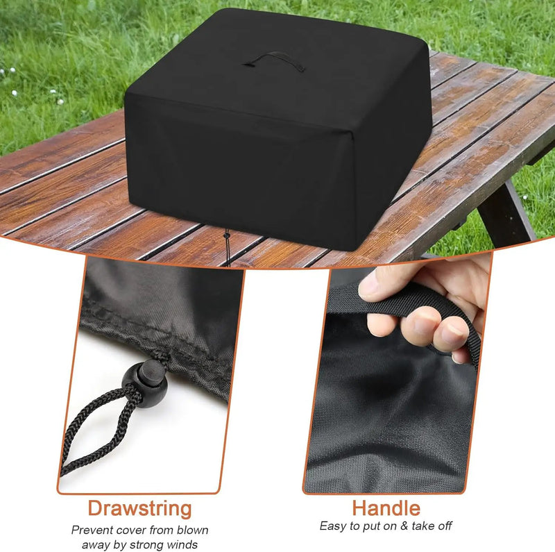 Gas Grills Cover for Flame King - YSNHT500 RV Or Trailer Mounted BBQ, Portable Motorhome Gas Grill Covers, Waterproof Outdoor Natural Gas Grills Cover-15 D x 20" W x 7.5" H by GreenHaven Gardens